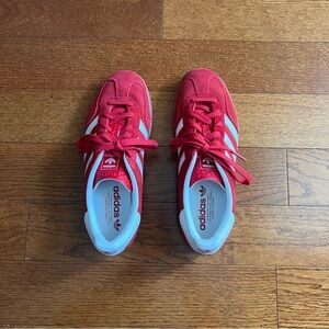 Red Adidas Gazelle Indoor Shoe